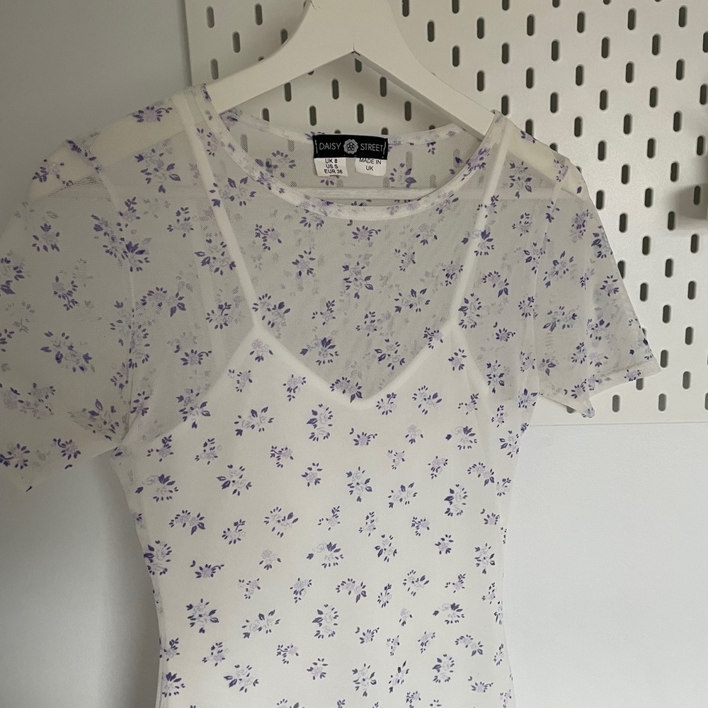 DAISY STREET FLORAL SLIP DRESS